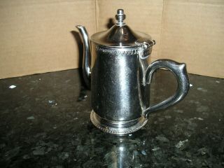 Vintage Stainless Steel 18 - 8 Individual Teapot Japan