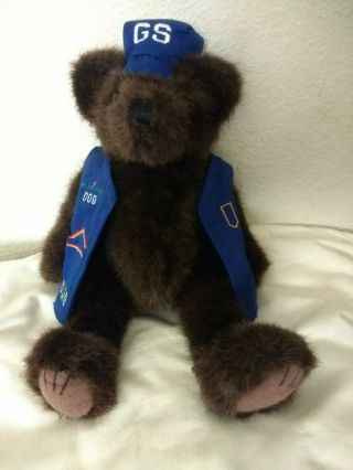 Rare Vintage Mary Meyers Girl Scout Jointed Bear