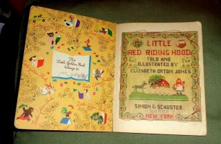 Vintage First Edition 1948 Little Golden Book Little Rd Riding Hood 2