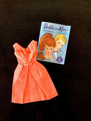Vintage Barbie 1962 1963 Coral Belle Dress Plus 54 Page Vintage Brochure