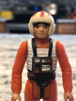 Vintage 1978 Kenner Star Wars Luke Skywalker X - Wing Pilot Near Complete China 2