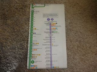 Vintage York City Transit Authority Subway Map 1979 Mta