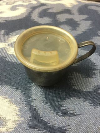 Vintage Stainless Steel Baby Kid Drinking Cup
