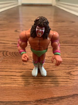 1990 Titan Toys Ultimate Warrior Wwf Wwe Hasbro Wrestling Figure Loose Vintage