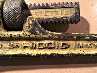 Vintage 18” RIDGID Pipe Wrench Heavy Duty Ridge Tool Co.  Elyria Ohio 4