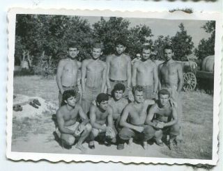 Beefcake Shirtless Men Gay Interest Photo Vintage 1950s