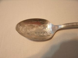 Vintage York World Fair 1939 Silver Plate Collector Spoon W M Rogers 3