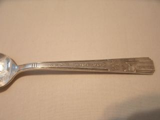 Vintage York World Fair 1939 Silver Plate Collector Spoon W M Rogers 4