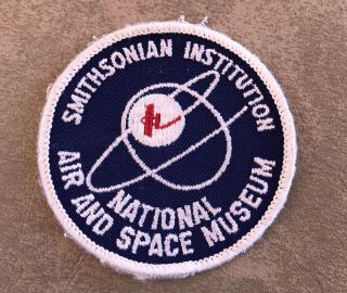 Vintage National Air And Space Museum Embroidered Patch.  Smithsonian Institution