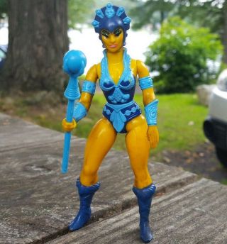 Vintage Action Figure 1982 Masters Of The Universe Motu He - Man Evil - Lyn Complete