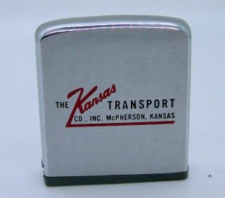 Vintage Zippo 6ft.  Tape Measure The Kansas Transport Co.  Inc.  Mcpherson Ks