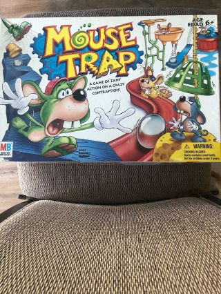 Vintage 2005 Milton Bradley (mb) Mouse Trap 3 - Dimensional Board Game