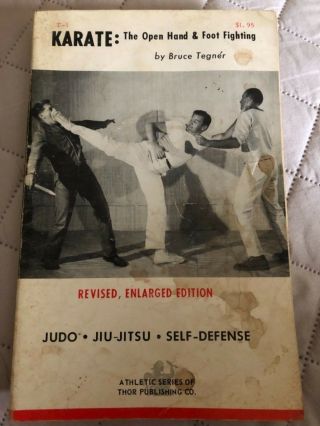 Vintage Karate Open Hand & Foot Fighting Judo 1961 Rev.  Bruce Tegner Jui Jitsu