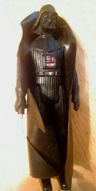 Vintage 1977 Star Wars Darth Vader Action Figure - Damage Cloak