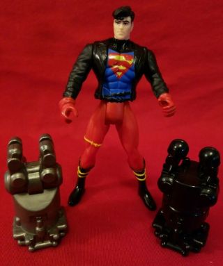 Vintage 1995 Kenner Superman Man Of Steel Superboy With Capture Claw