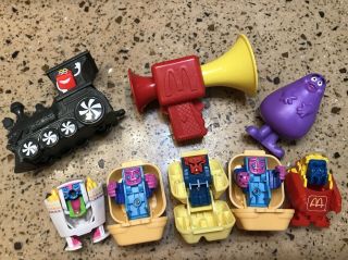 Vintage Mcdonalds Food Changeables Happy Meal Toy Transformers & Misc