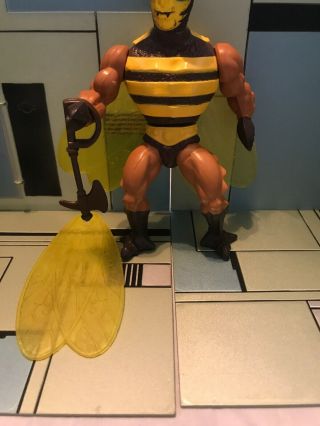 BUZZ - OFF figure Masters of the Universe 1983 Mattel He - Man bee ax MOTU vintage 2