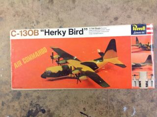 Khs - 1/144 Revell Model Kit H - 230:100 C - 130b " Herky Bird " (vintage 1966)