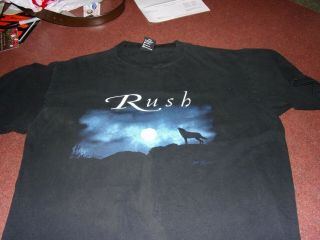 Vintage Rush Concert Tee Test For Echo