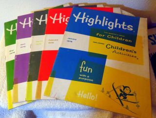 11 Vintage Highlights For Children 1975 Full Year Bonus Mid December Issue