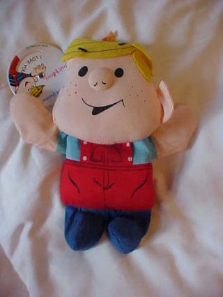 Vintage 1983 Dennis The Menace Doll Stuffed & Beanies 9 " Dial A Greeting