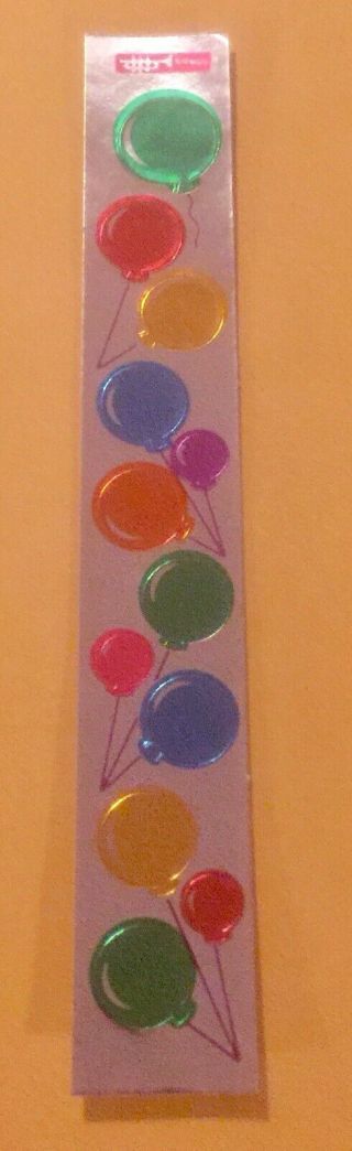 Vintage Toots Sticker Strip Foil Balloons