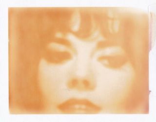 Vintage 1990 Color Polaroid Art Work Woman Dreamy Surreal Faces