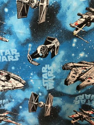 Vintage Star Wars Twin Size Flat Sheet -.