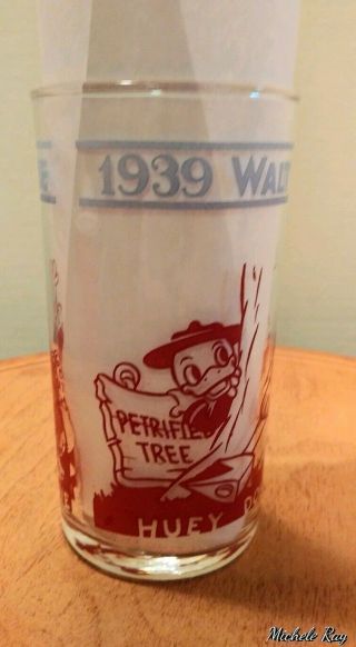 Vintage 1939 Donald Duck Disney All Star Parade Promo Collectors Glass 2