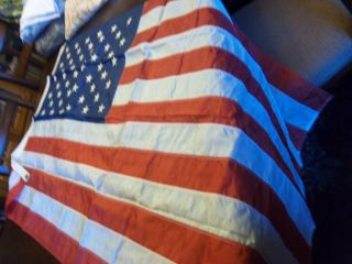 Vintage 50 Star American Flag 3x5 Feet Flag National Nylon College Products