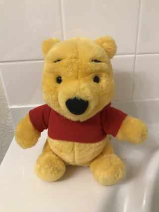 Vintage 1999 Mattel Disney Winnie The Pooh Interactive Plush Bear - Talks/moves