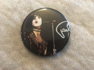 Vintage Kiss 1978 Paul Stanley 1 3/4” Button Pin