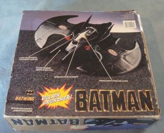 Vintage 1989 Batman " Batwing " Villain Cruncher Scissor Mechanism By Toy Biz Wow