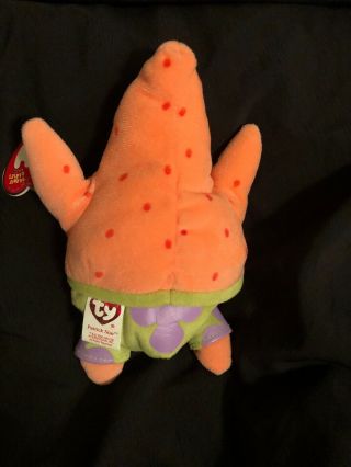 Ty Beanie Baby PATRICK STAR Spongebob Squarepants - 7 Inch MWMT 2