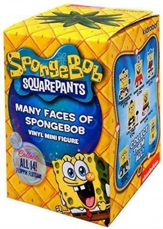 Spongebob Squarepants Blind Box Figure Kidrobot Many Faces Vinyl Mystery Chop