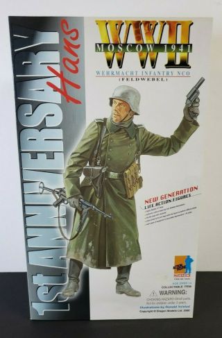 Ww2 Moscow 1941 Wehrmacht Infantry Nco Hans Dragon Action Figure 1/6