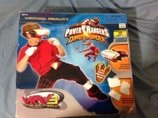 Jetix Virtual Reality Power Rangers Dino Thunder 3d Color Rare Factory