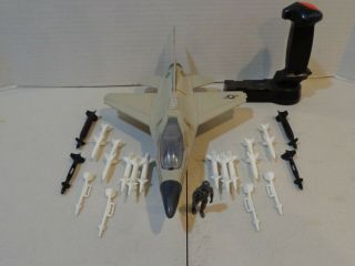 1989 Hasbro Flying Fighters F - 16 Fighting Falcon Electronics Work