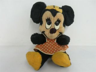 Vintage Walt Disney Characters Minnie The Mouse Plush California Stuffed Toys