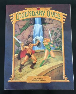 Rare Rpg Legendary Lives: Heroic Role Playing In The Realms Of Fantasy - Mp1007