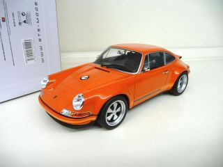 1:18 Gt Spirit Porsche 911 Singer Orange Zm049 Worlwide