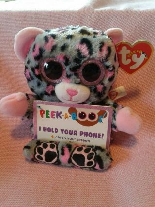 Ty Beanie Boos Peek A Boos Trixi Cell Phone Holder With Tags