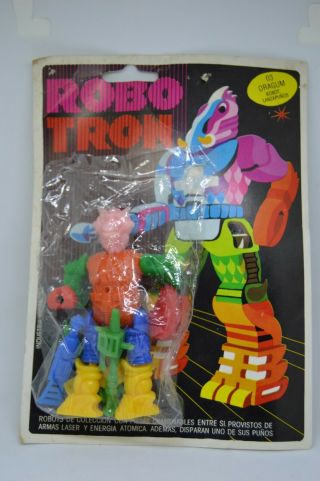 Rare Vintage Bootleg Robotron Robot Dragun Argentina Nib