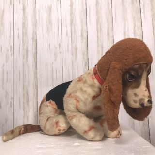 Vintage Rushton Rubber Face Star Creation Hound Dog Puppy Plush Extremely Rare