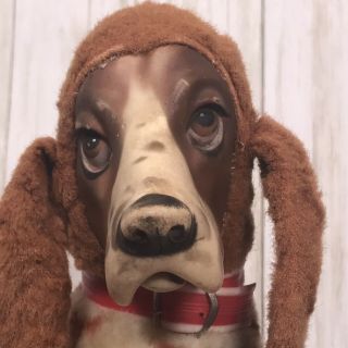 Vintage Rushton Rubber Face Star Creation Hound Dog Puppy Plush Extremely Rare 2
