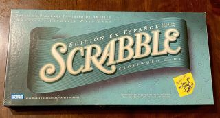 Scrabble Edición En Español Spanish Edition Family Game Crossword Game