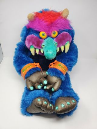 Vintage 1986 My Pet Monster Complete With Handcuffs Gorgeous Rare