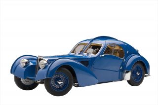 Bugatti Type 57sc Atlantic Blue Autoart 1:18 F/s F/r Japan