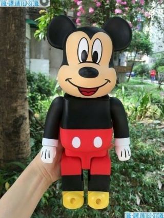 BE@RBRICK MICKEY MOUSE 400 BEARBRICK KAWS Disney - LIMITED EDITION - HQ 2019 2