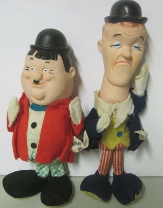 Vintage Laurel & Hardy Bend - Em Knickerbocker Dolls Stan Laurel Oliver Hardy